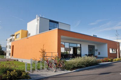 Haupteingang des Michael-Herler-Heims